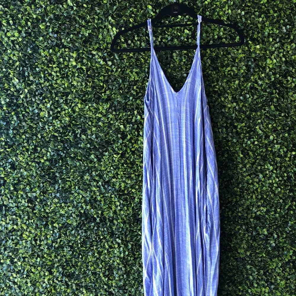 V-Back Cover-Up Maxi Dress